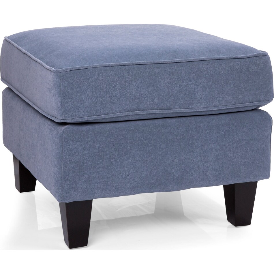  blue ottoman   