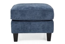  blue ottoman   