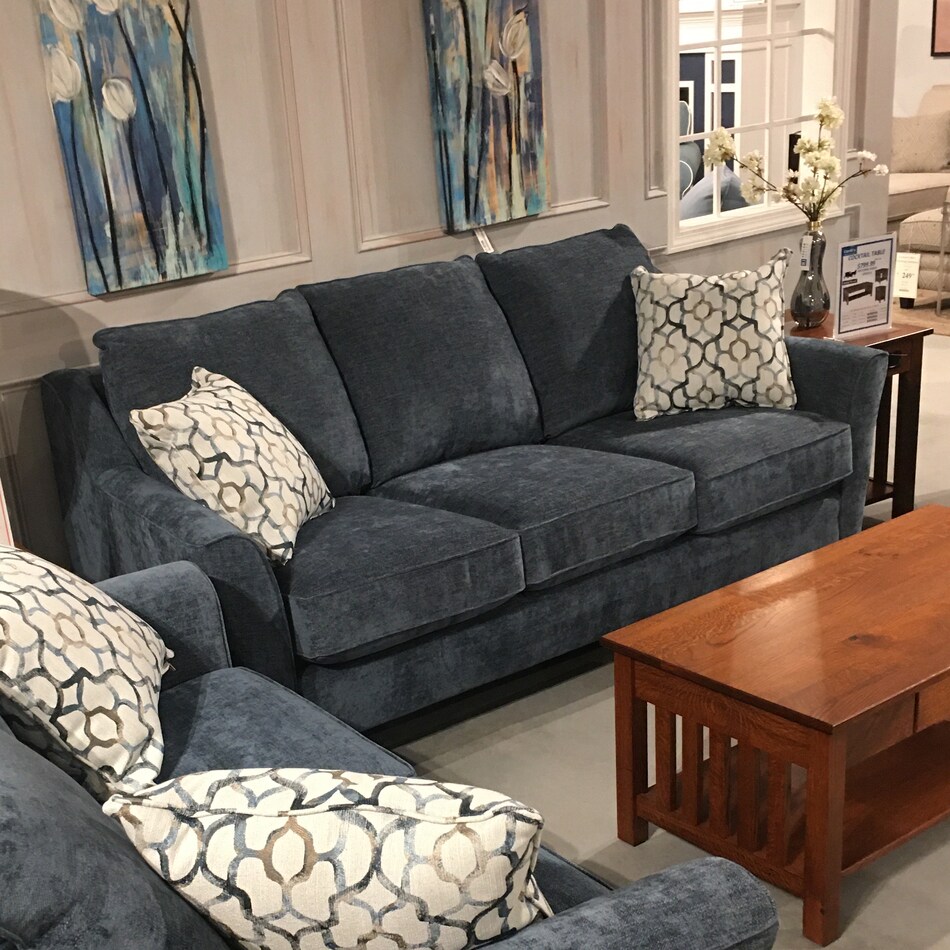  blue sofa   
