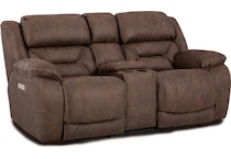  brown loveseat   