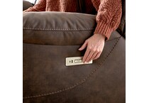  brown loveseat   