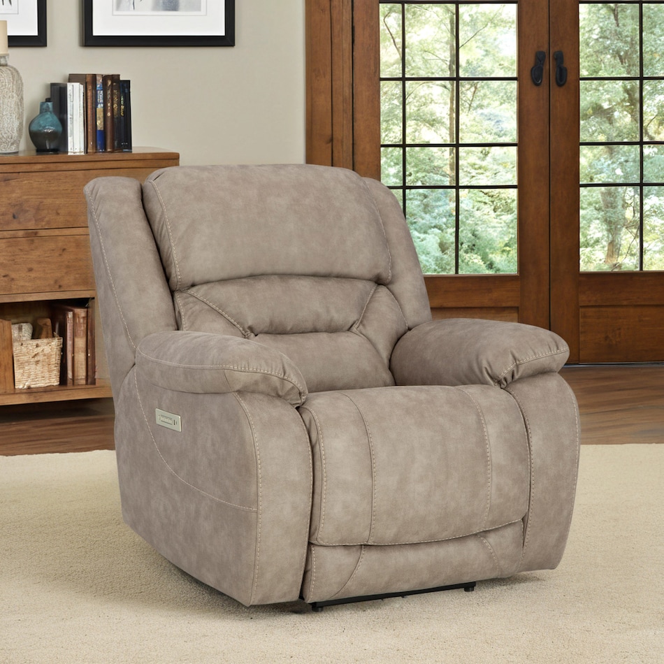  beige recliner   