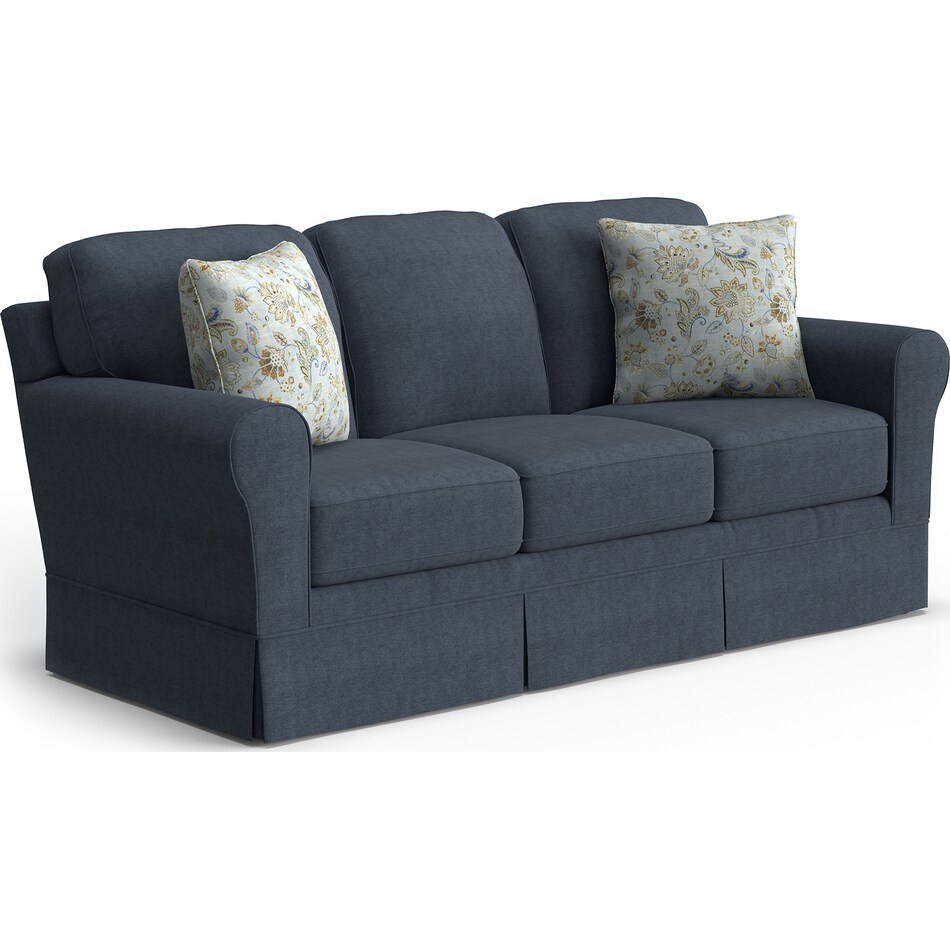  blue sofa   