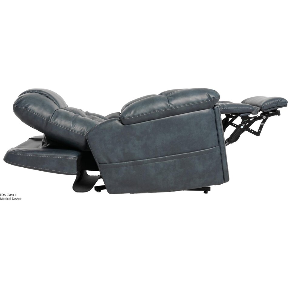  blue recliner   