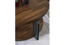  brown occasional tables all   