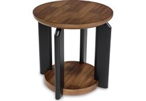  brown occasional tables all   