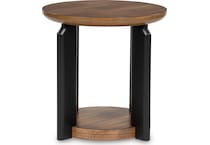  brown occasional tables all   