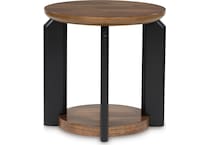  brown occasional tables all   