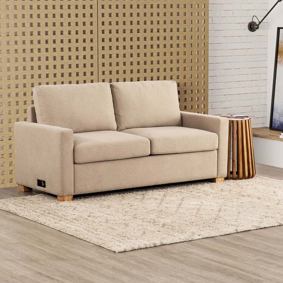  biege slipcover   