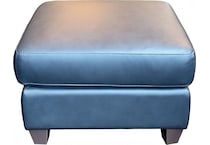  blue ottoman   