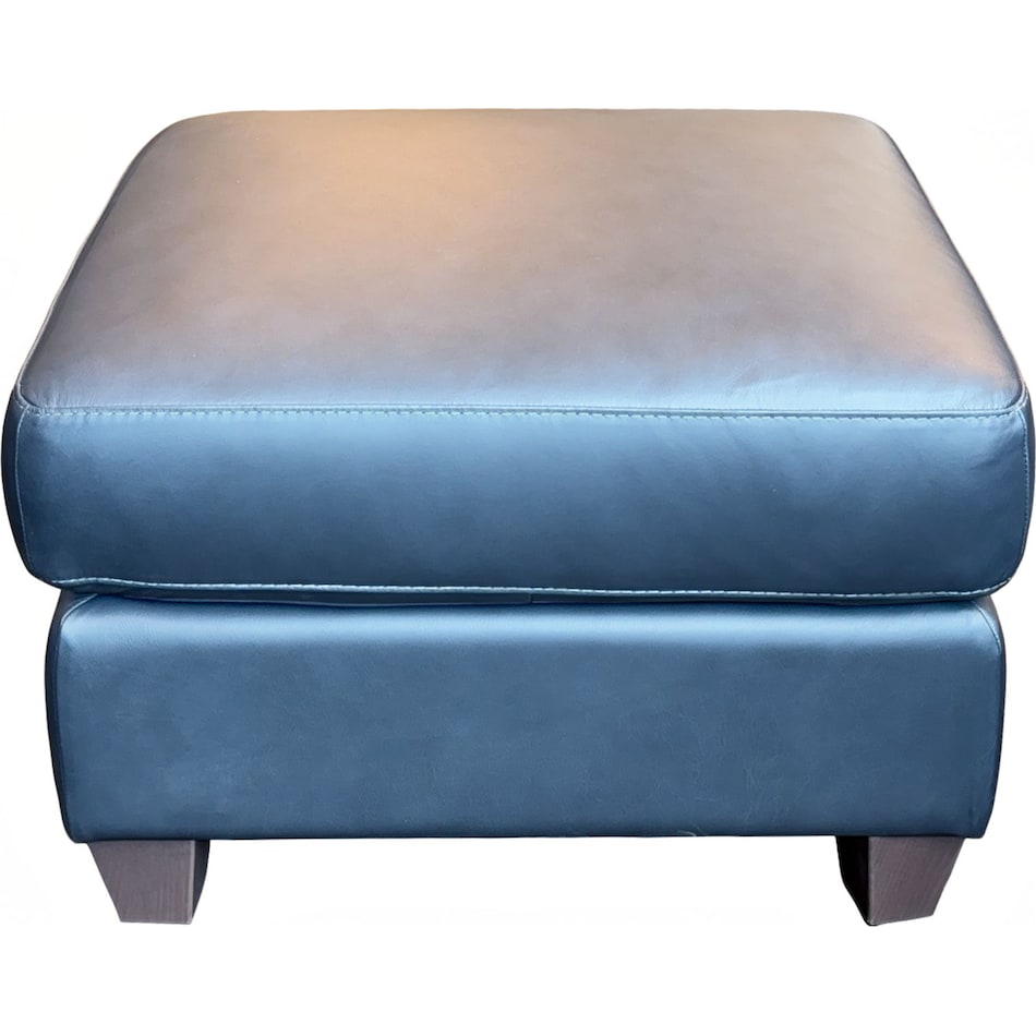  blue ottoman   