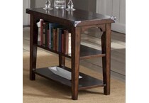  brown occasional tables all   