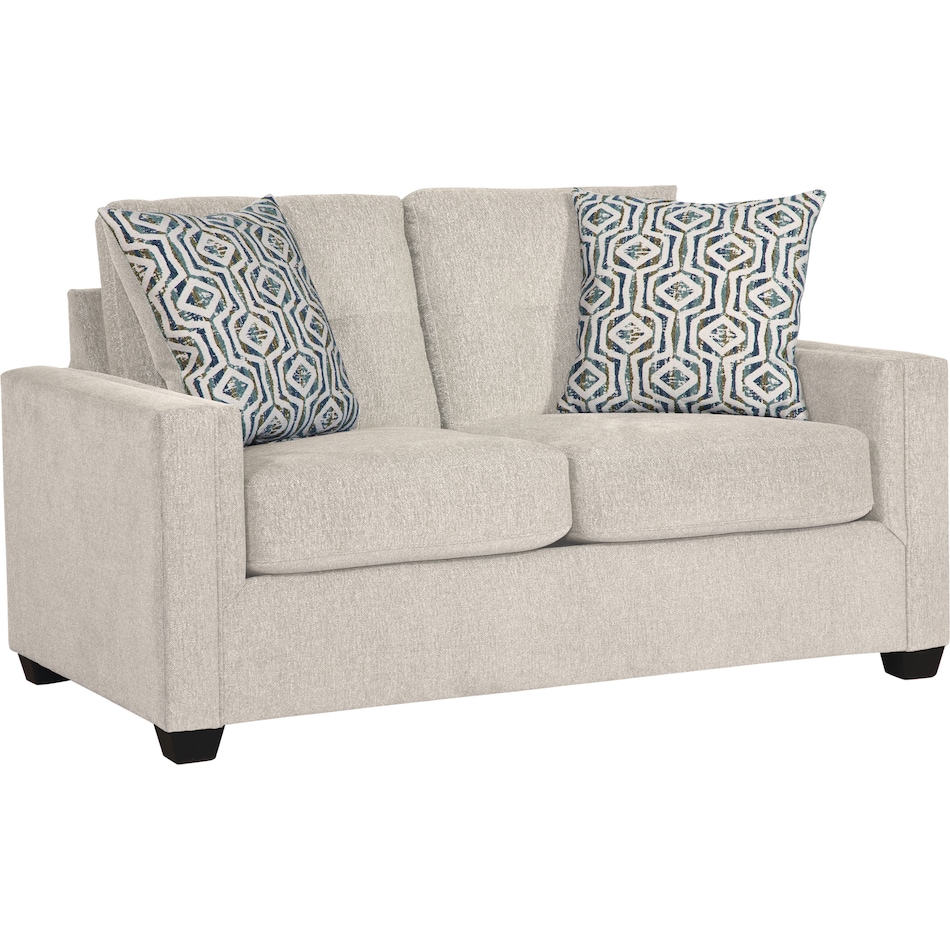  white loveseat   