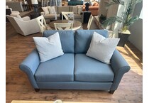  blue loveseat   