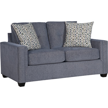 North Denim Loveseat