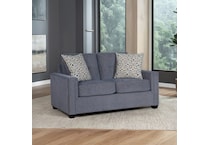 North Denim Loveseat