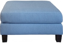  blue ottoman   