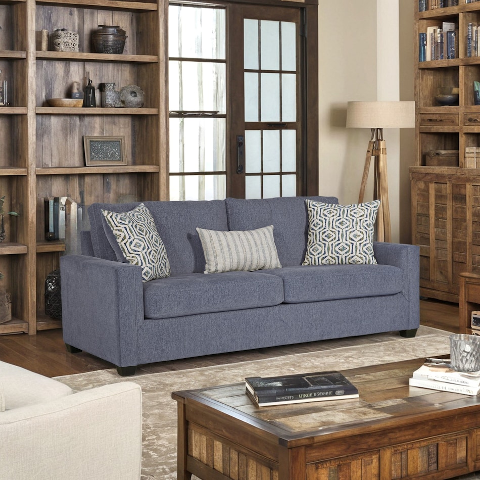  blue sofa   