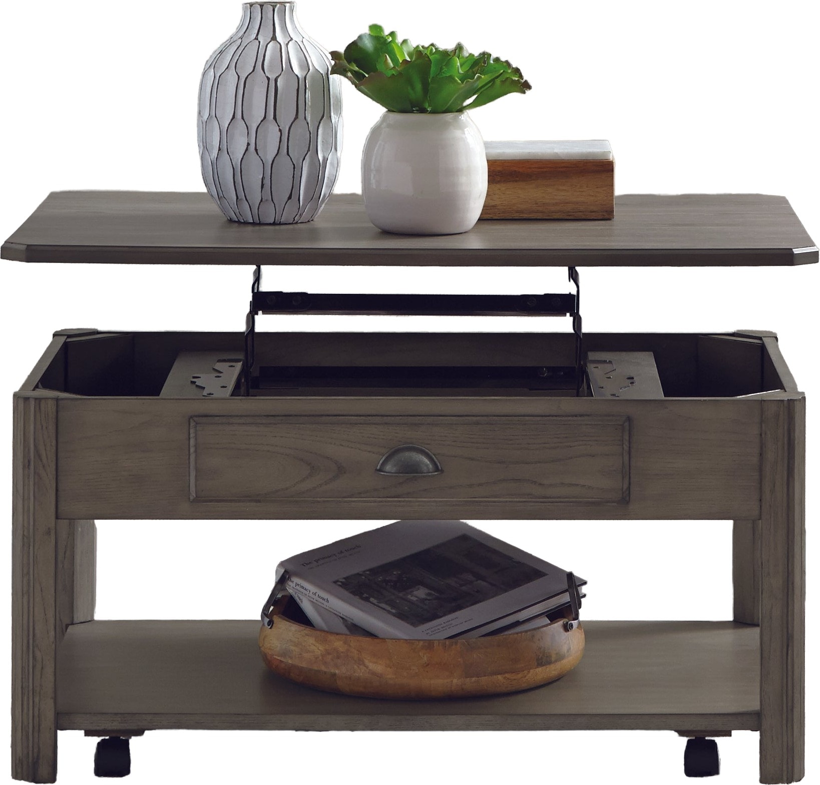 Lakeland Oak Lift Top Cocktail Table