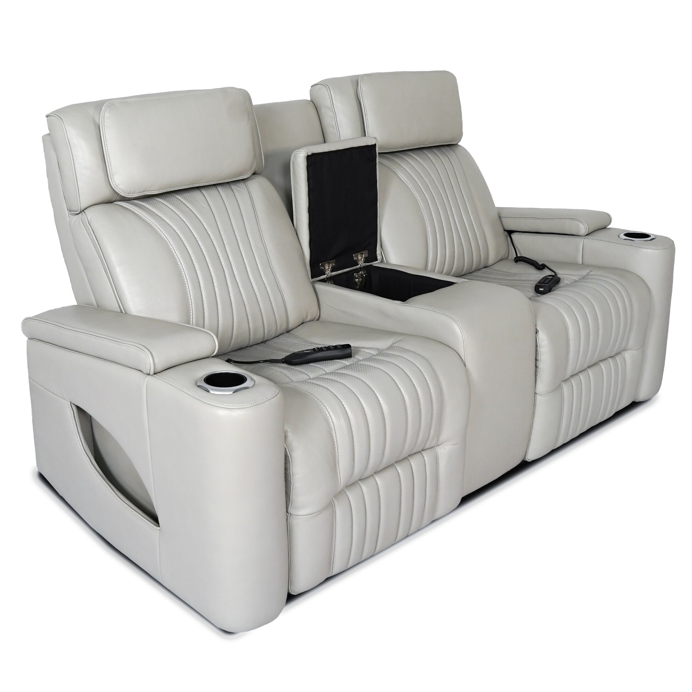 Power Loveseat w/ Heat & Massa