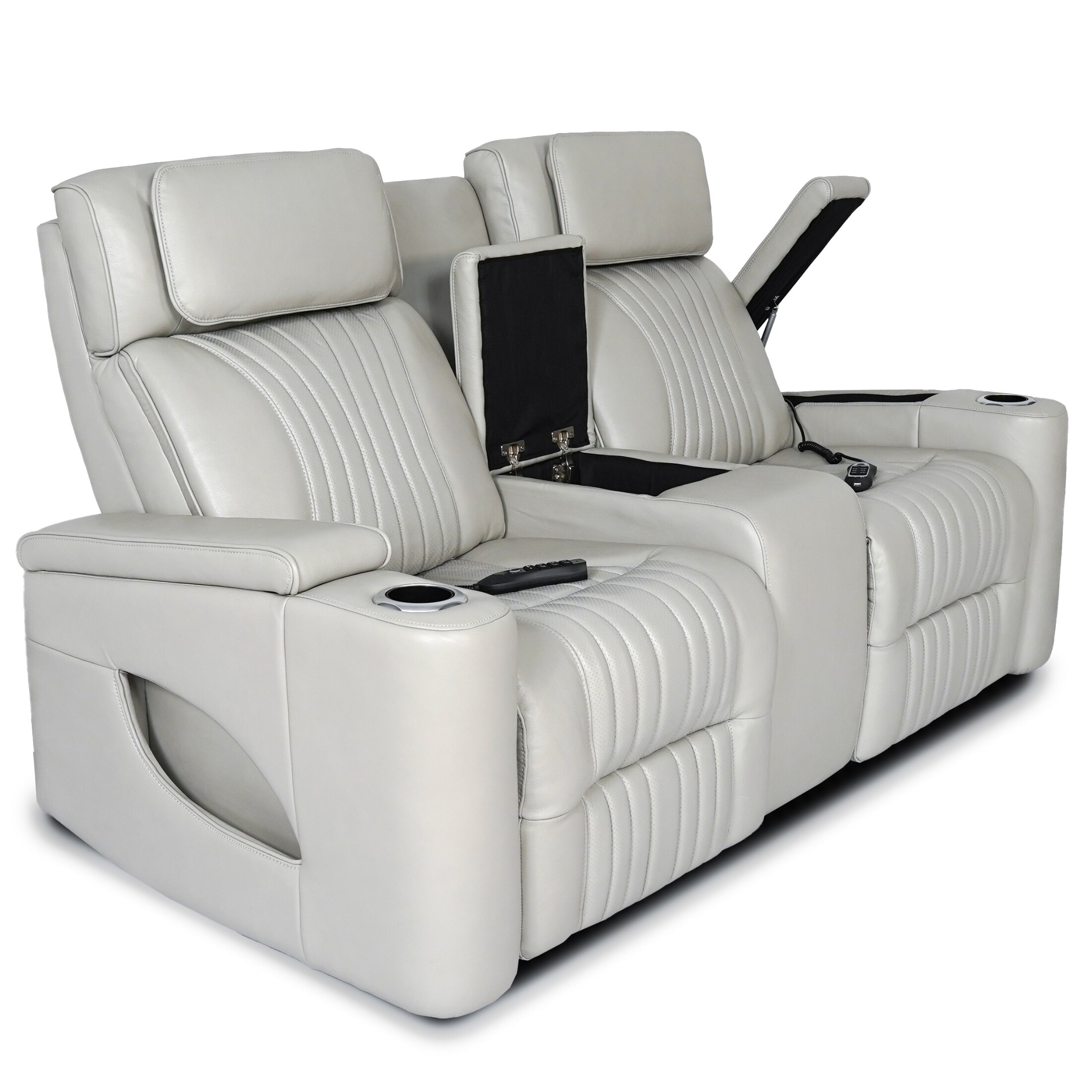 Power Loveseat w/ Heat & Massa