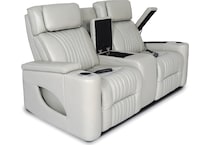  white loveseat   