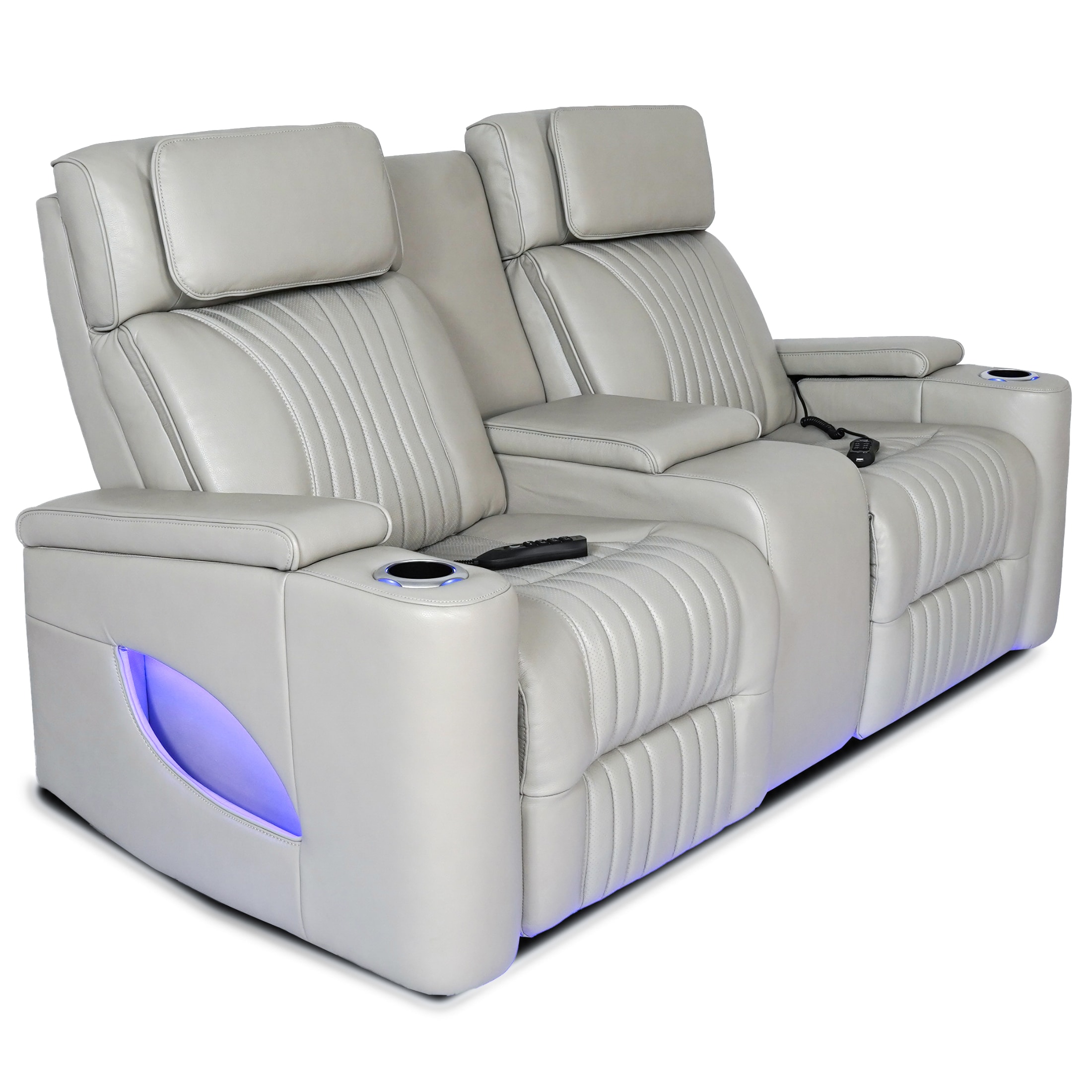 Power Loveseat w/ Heat & Massa