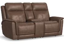  brown loveseat   