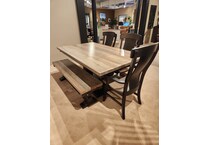  brown dining room   