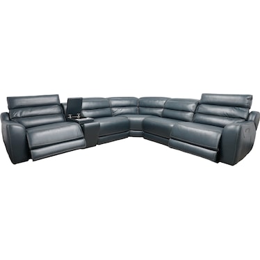 6 Piece Power Sectional