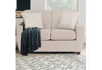  brown loveseat   