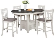  white pub   bar units   stools   