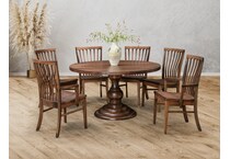  brown dining room   