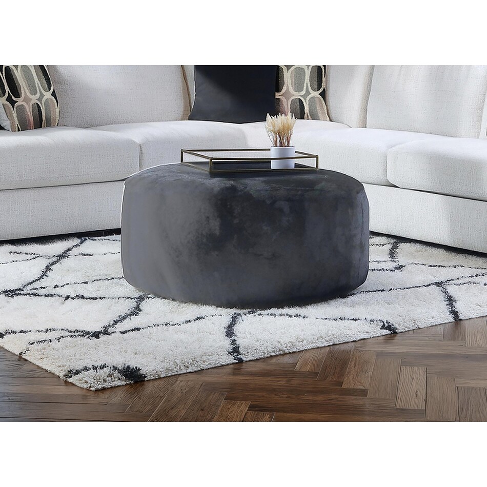  black ottoman   