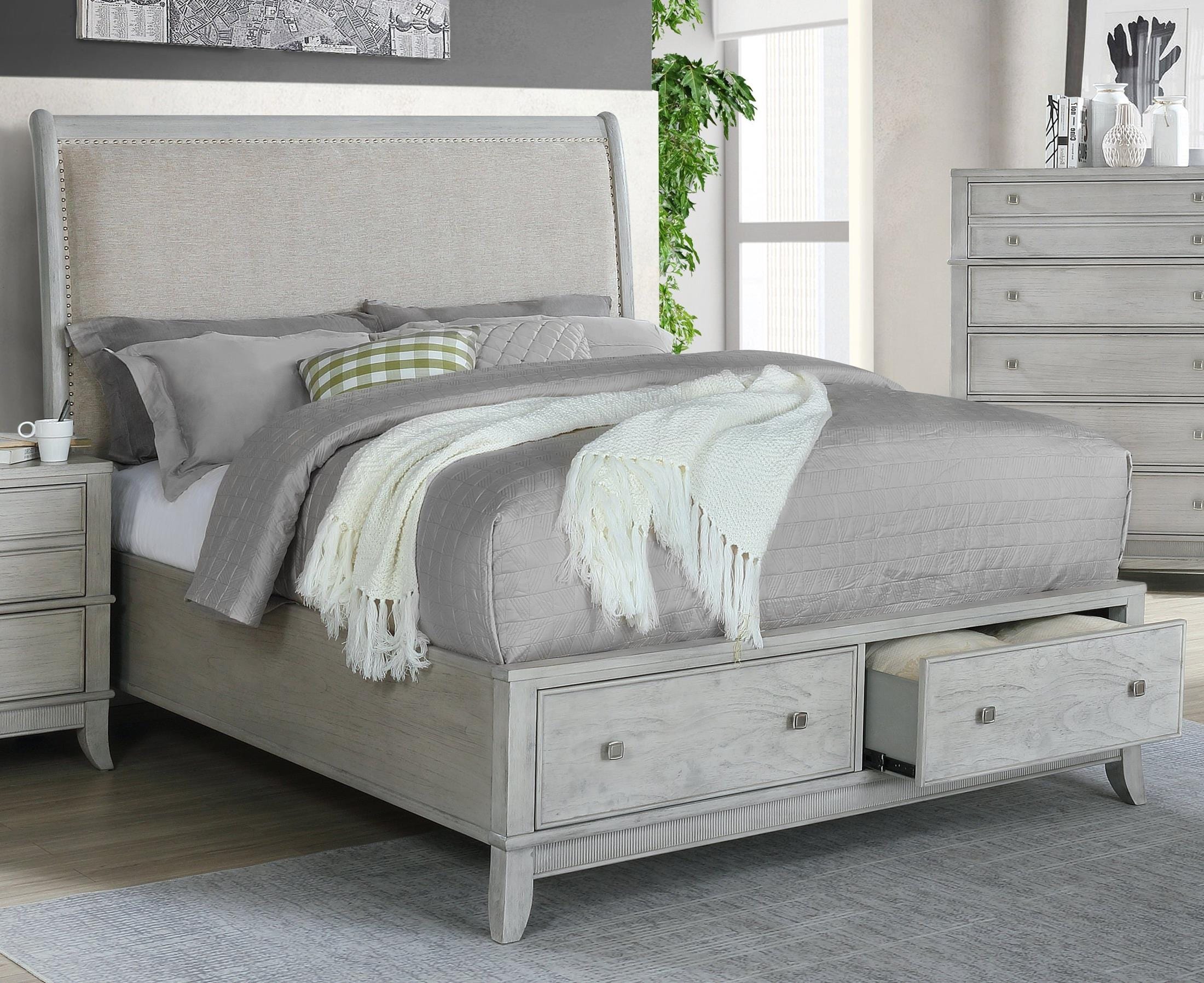 Sylvia Queen Storage Bed