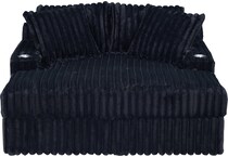  black chaise   