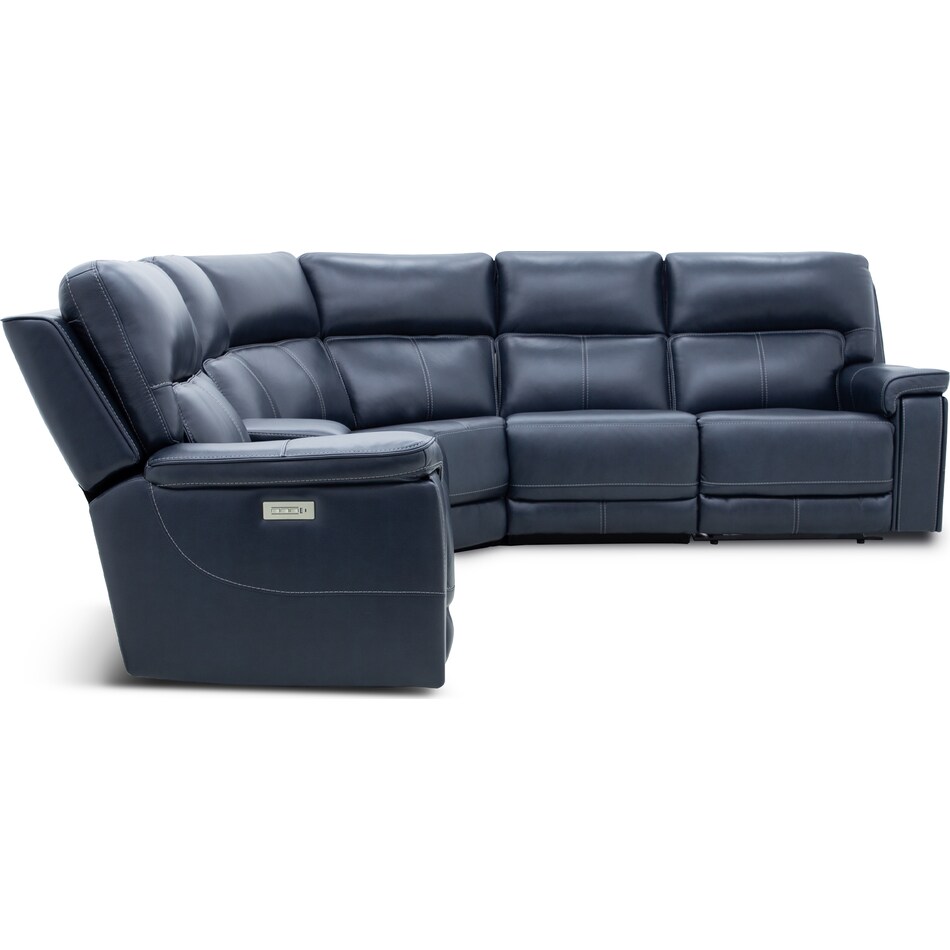  dark blue silk sofa   