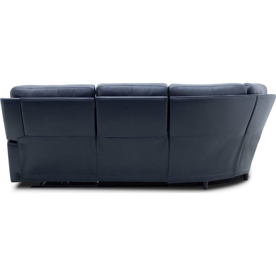  dark blue silk sofa   