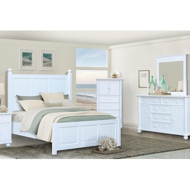 Beachfront 4 Piece Full Bedroom Set