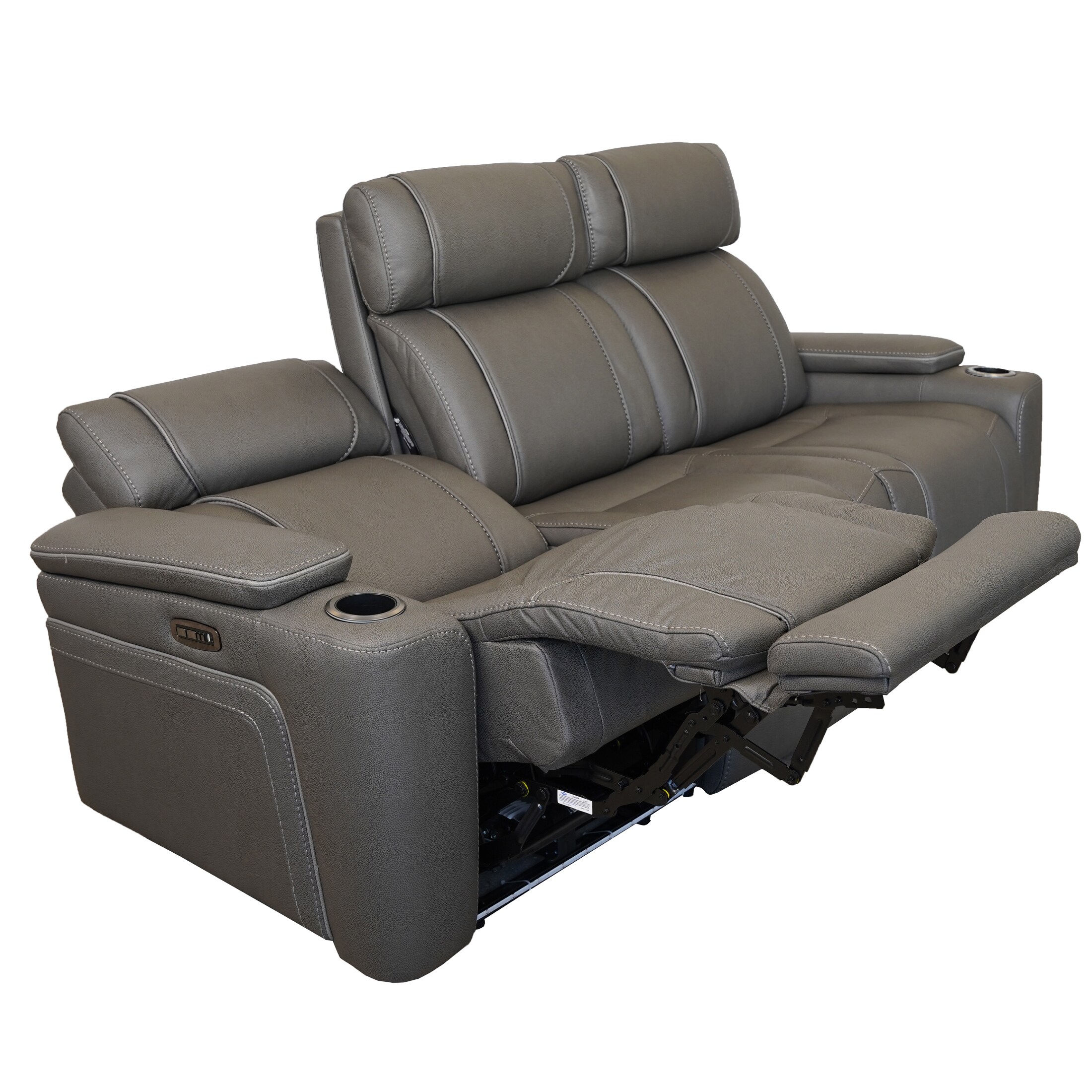 Zuri Power Sofa With Dropdown Table | Cardis