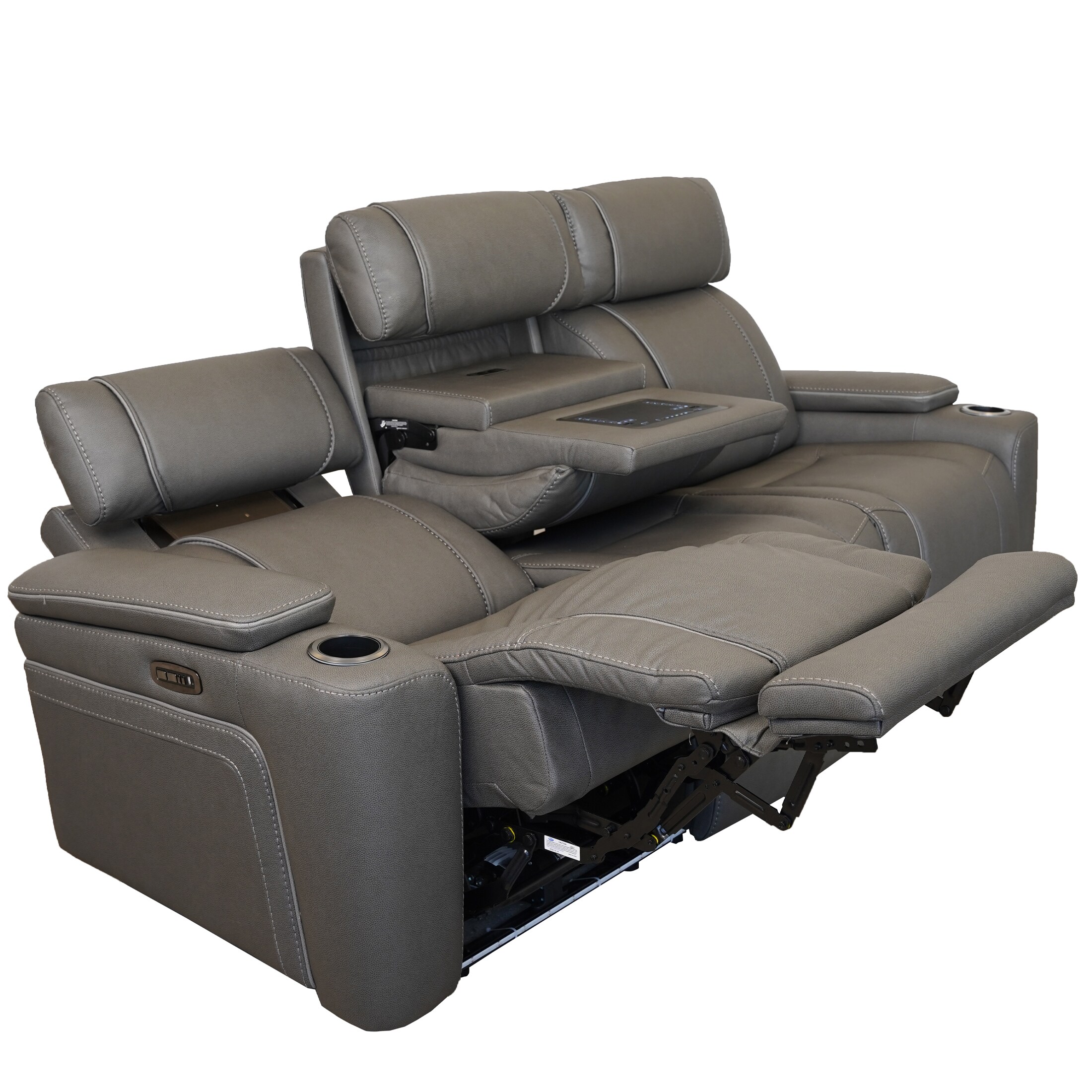 Zuri Power Sofa With Dropdown Table