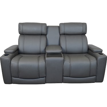 Zuri Power Loveseat With Console