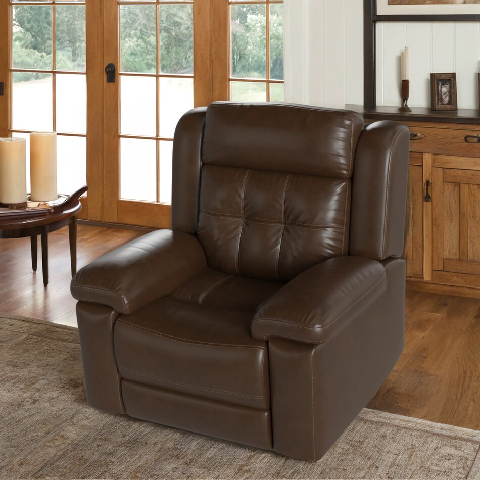  brown recliner   
