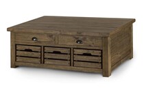  brown occasional tables all   
