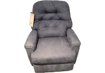  blue recliner   