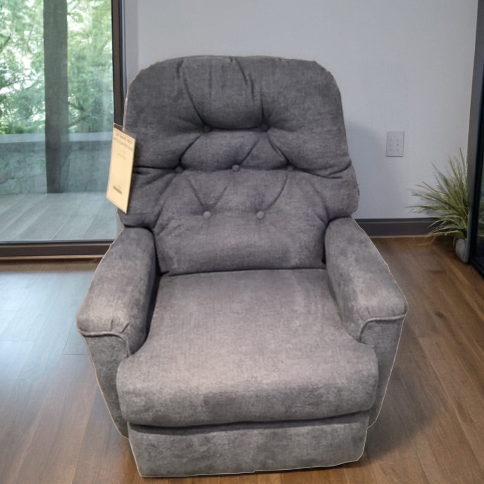 blue recliner   
