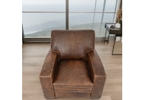  brown leather   
