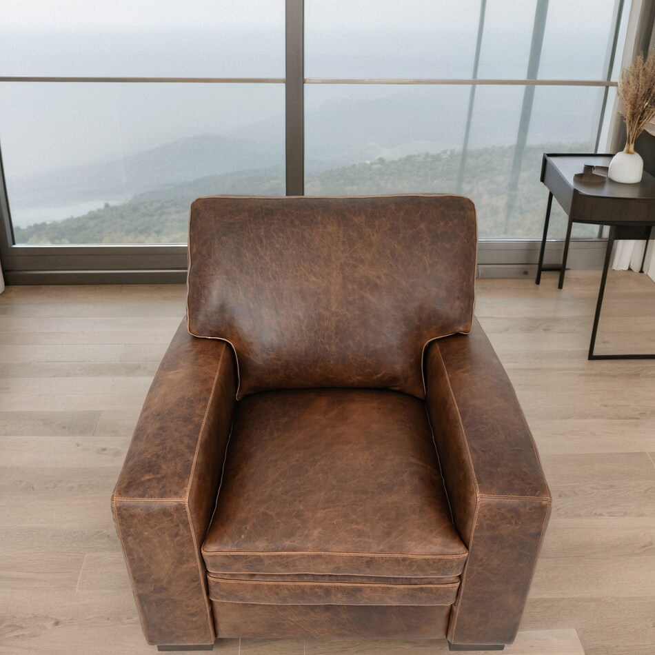  brown leather   