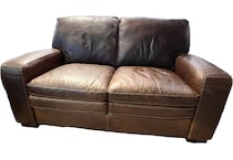  brown loveseat   