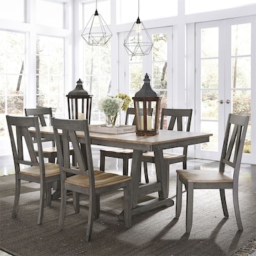 Lindsey Farm 7 Piece Dining Room Set